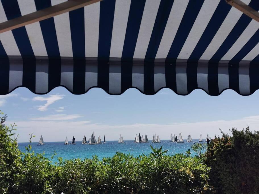 L'Apartment Paradise Sur Mer/80Sqm Beach Front +Ac Menton Exterior foto